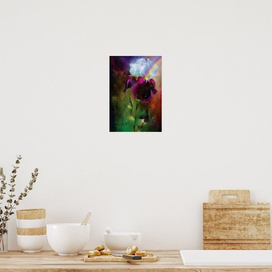 Godin van de regenboogkunst Poster/afdruk Poster (Keuken)