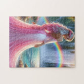 Godin van de regenboogvallei legpuzzel (Horizontaal)