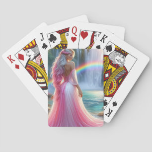 Godin van de regenboogvallei pokerkaarten