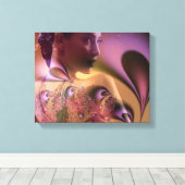 Godin van de Romance Canvas Afdruk (Insitu (Houten vloer))