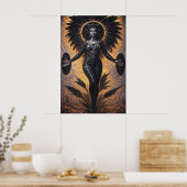 Godin van de Schaduwen Poster (Keuken)