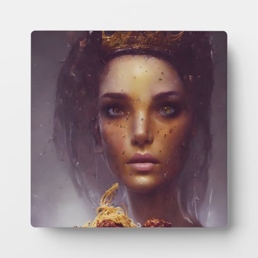 Godin van de spaghetti en de gehaktballen fotoplaat (Voorkant)