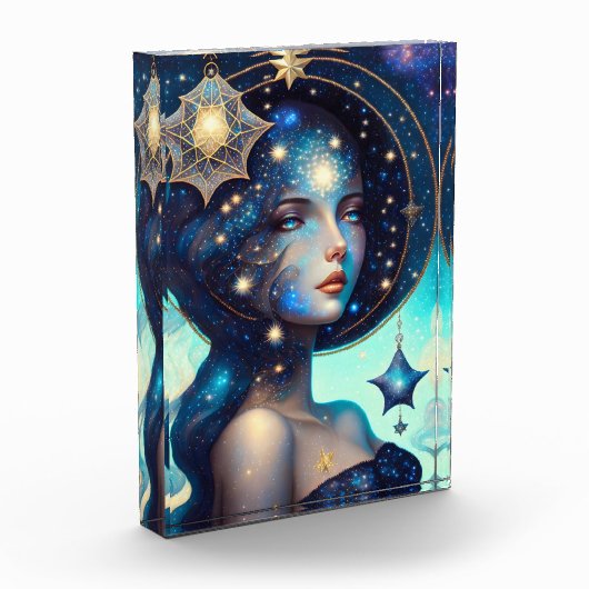 Godin van de sterren fotoblokken (Links)