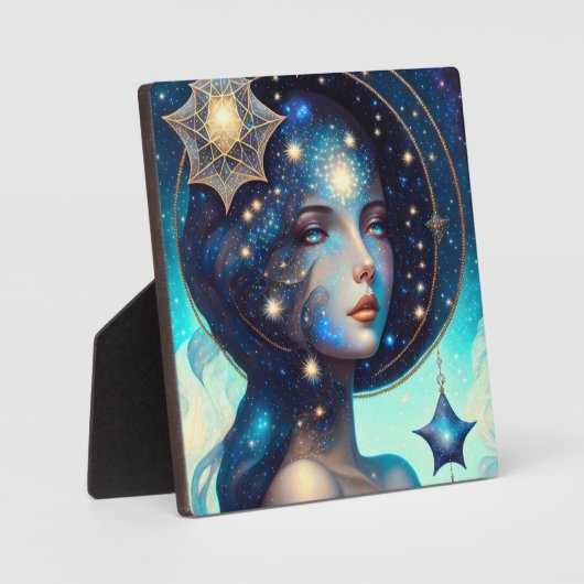 Godin van de sterren fotoplaat (Voorkant)