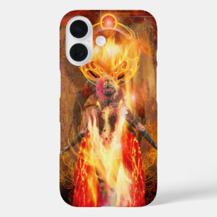 Godin van Fire PELE iPhone 16 Hoesje