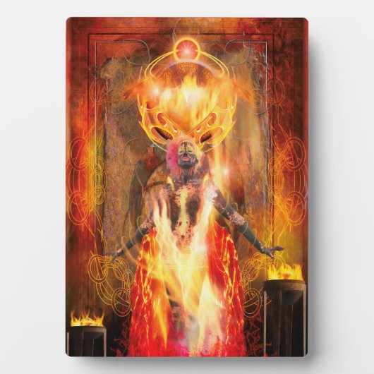 Godin van Fire PELE Fotoplaat (voorkant)