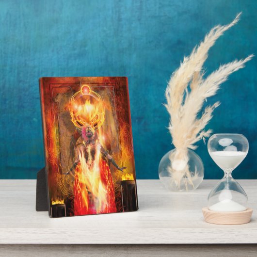 Godin van Fire PELE Fotoplaat (Zijkant)