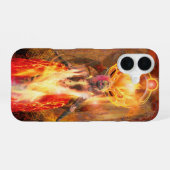 Godin van Fire PELE iPhone 16 Hoesje (Achterkant horizontaal)