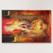 Godin van Fire PELE Legpuzzel (Horizontaal)