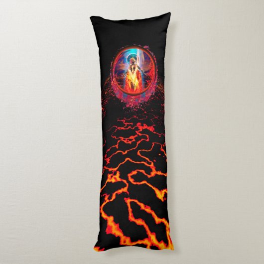 Godin van Fire PELE Lichaamskussen (Achterkant (Verticaal))