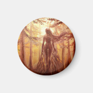 Godin van het bos magneet