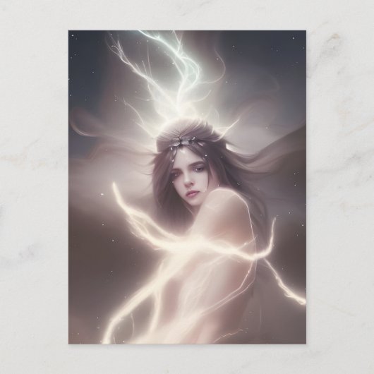 Godin van het Briefkaart Cosmos (Voorkant)