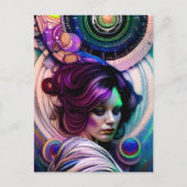 Godin van het Briefkaart Cosmos (Voorkant)