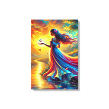Godin van het Licht - Fantasy Ched Canvas Print