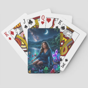 Godin van het Magische Kristalmeer Pokerkaarten