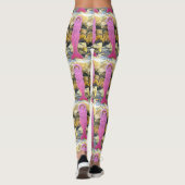 godin van het paarse zee leggings (Achterkant)