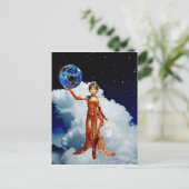 Godin van het Universum Briefkaart (Staand voorkant)