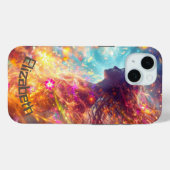 Godin van het universum Case-Mate iPhone case (Achterkant (horizontaal))