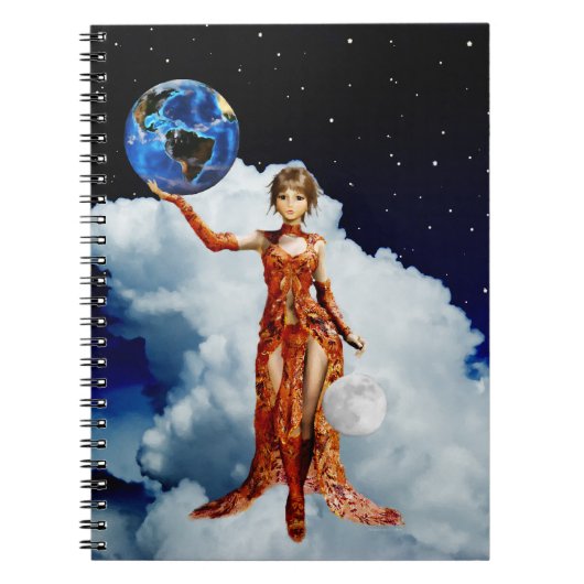 Godin van het Universum Notitieboek (Voorkant)