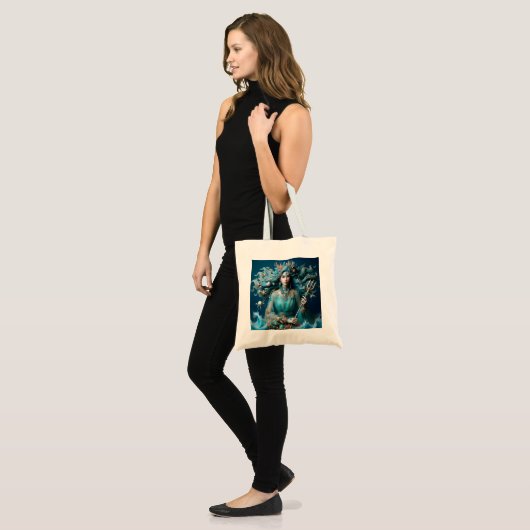 Godin van het water tote bag (Voorkant (model))