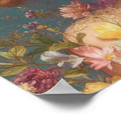 “Godin van Licht – Fluistering van Bloesems” Poster (Hoek)