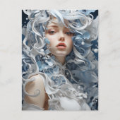 Godin van Melk Briefkaart (Voorkant)