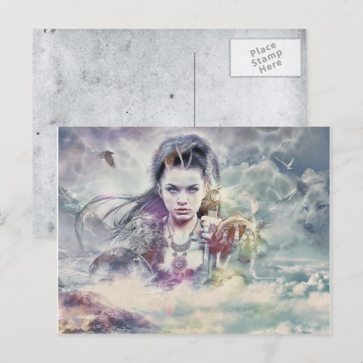 Godin van Mythology Briefkaart (Voorkant / Achterkant)