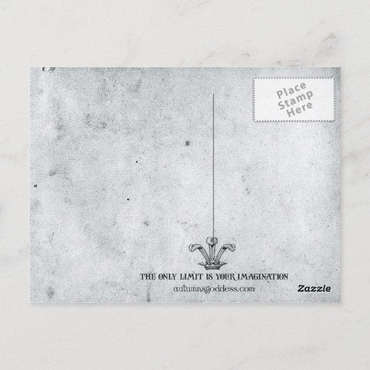 Godin van Mythology Briefkaart (Achterkant)