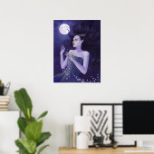 Godin van Night Art Print (Thuiskantoor)
