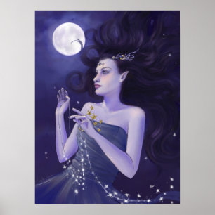 Godin van Night Art Print