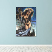 Godin van Schaduwen Verpakt Canvas (Insitu (Houten vloer))