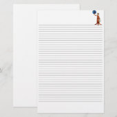Godin van Universe Lined Stationery Briefpapier (Voorkant / Achterkant)