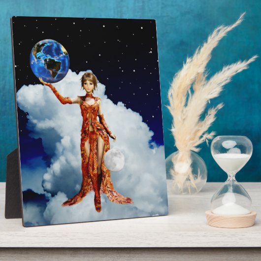 Godin van Universe Plaque Fotoplaat (Zijkant)