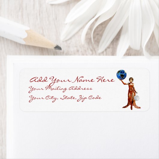 Godin van universeel Adress Label (Insitu)