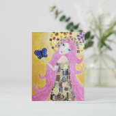 Godin van vrijheid briefkaart (Staand voorkant)