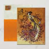 Godin van Welvaart ~ Briefkaart / Uitnodiging (Voorkant / Achterkant)