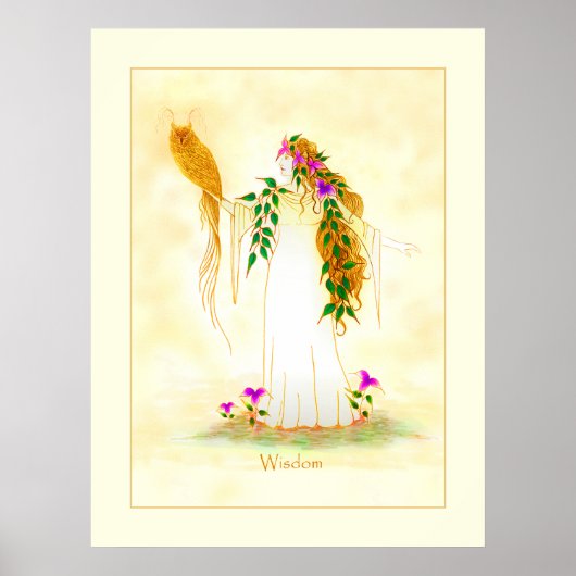 Godin van Wisdom Poster (Voorkant)
