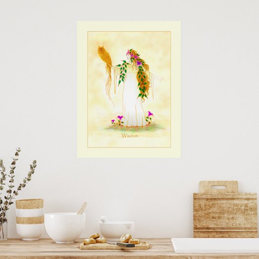 Godin van Wisdom Poster (Keuken)