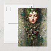 Godin van Yule Briefkaart (Voorkant / Achterkant)