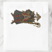 Godin Vaznev Rechthoekige Sticker (Tas)