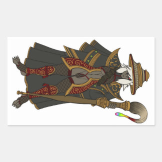 Godin Vaznev Rechthoekige Sticker