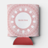 Godin verjaardagsfeest met aangepaste kleuren blikjeskoeler (Achterkant)