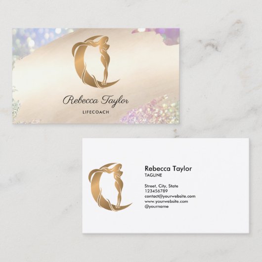 godin-vrouwelijk hemiesoor-heelal visitekaartje (Voorkant / Achterkant)