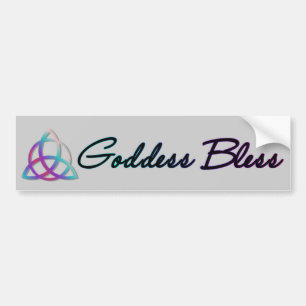 Godin zegen bumpersticker