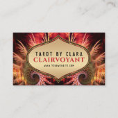 Godinnen Tempel Fractal Fantasie 02 Visitekaartjes Afsprakenkaartje (Voorkant)