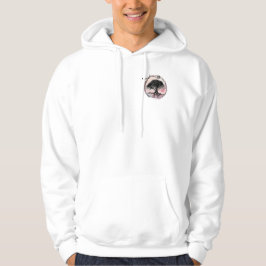 Godinnenboom in alle richtingen op roze hoodie