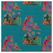 Godinnenpatroon Stof (Close Up)