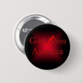 Godless America Lapel Pin Ronde Button 5,7 Cm (Voorkant /achterkant)