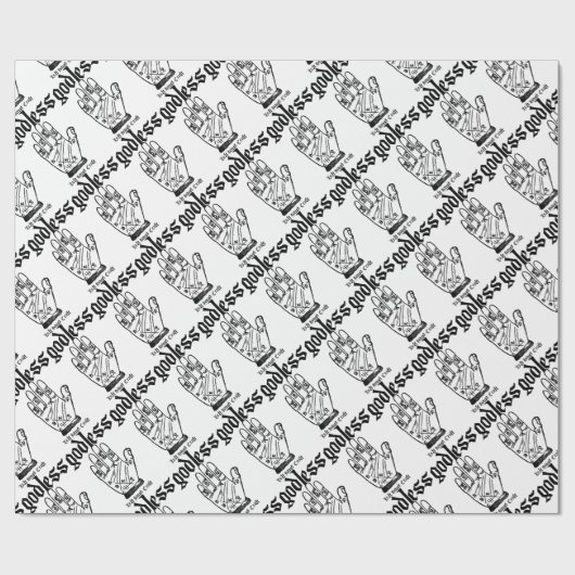 Godless Atheist Cadeaupapier (Vlak)