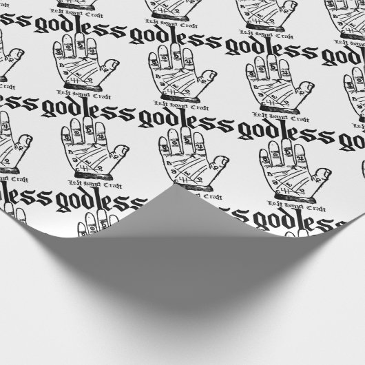 Godless Atheist Cadeaupapier (Hoek)